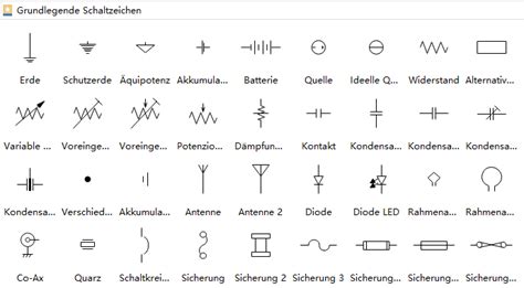 schaltplan symbole word wiring diagram