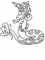 Coloring Pages Snakes Snake2 Easily Print Coloringpagebook sketch template