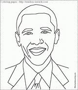 Coloring Obama Pages Barack African Kids History American Presidents President Easy Printable Drawing Template Printout Month Bible Enchantedlearning Print Sheets sketch template