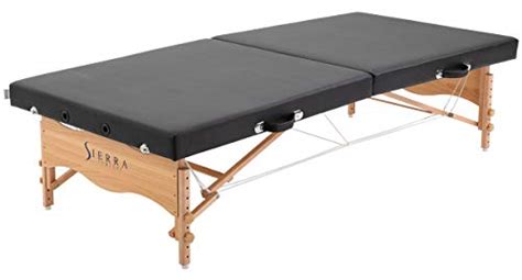 sierracomfort sierra comfort low level portable massage table black
