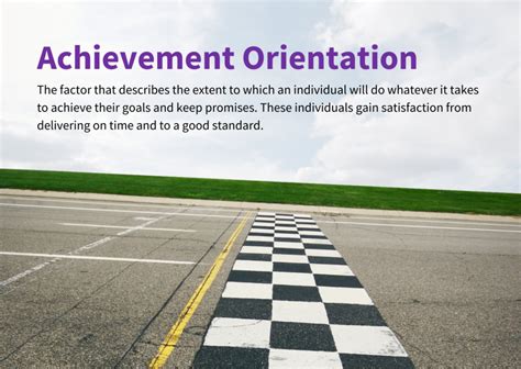 factors achievement orientation aqr international