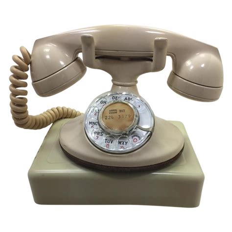 western electric  rotary dial desk phone chairish