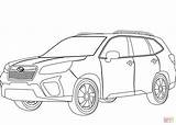 Forester Supercoloring Impreza Wrx Sti Colorironline Tribeca sketch template