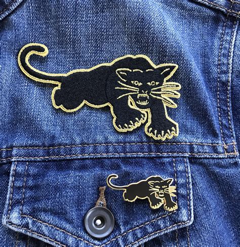 black panther party patch radical dreams pins