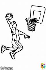 Dunk Slam Coloring Dibujo Basketball Tablero Mate Para Baloncesto Colorear Dibujos Basquetbol Un El Canasta La Jugador Aro Sobre Deportes sketch template