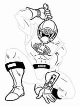 Coloring Pages Samurai Power Rangers Print sketch template