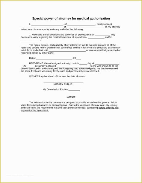 special power  attorney template     write  power