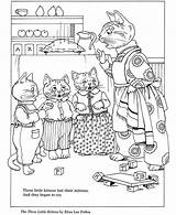 Coloring Potter Beatrix Pages Kittens Little Three Book Dover Publications Color Printable Poetry Doverpublications Kids Cat Favorite Getdrawings Drawing Nursery sketch template
