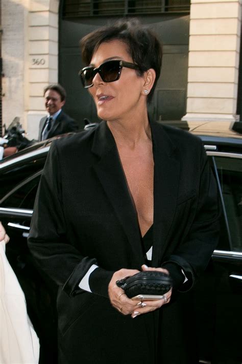 Kris Jenner Goes Braless In Monochrome Outfit Daily Record