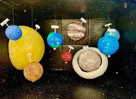 solar system model   grade schooler finding mandee