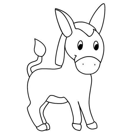 images  printable picture   donkey donkey coloring pages
