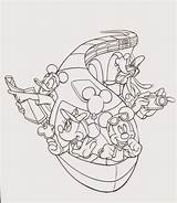 Coloring Pages Epcot Disney sketch template