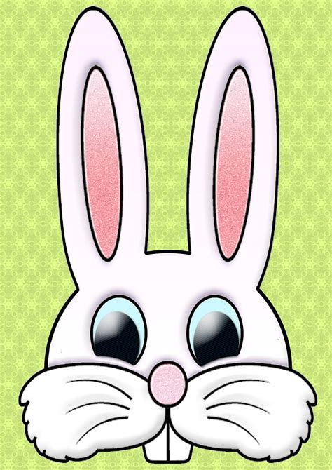 easter bunny face cut  mask  mask rabbit hd phone wallpaper pxfuel