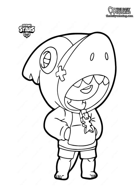 brawl stars coloring pages  daily coloring