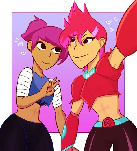 [okko] Enid And Red By Chocoazelle On Deviantart