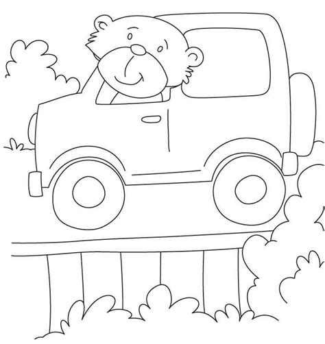 jeep coloring pages  print