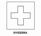 Bandiera Svizzera Bandiere Prec Succ Colori sketch template