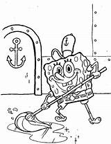 Spongebob Boden Putzt sketch template