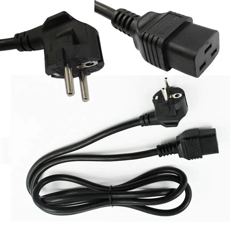 iec  server ac power cord german eu plug power lead cable cord minitor charger european