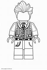 Lego Coloring Pages Batman Joker Printable Print Animated Look Other sketch template