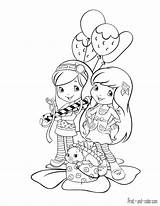 Strawberry Shortcake Color Coloring Pages Print sketch template