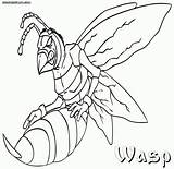 Avispas Wasp Mcu Pintar Designlooter sketch template