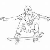 Skateboard Skate Skateboarding Ollie Concentrate Webstockreview sketch template