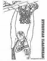 Coloring Basketball Pages Boys Popular sketch template