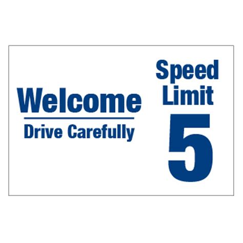 drive carefully sign signquick