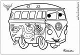 Cars Coloring Pages Car Hippie Disney Bus Vw Van Coloriage Mcqueen Drawing Volkswagen Lightning Printable Sprint Color Dessin Guido Print sketch template