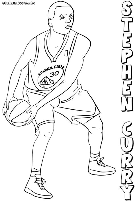 stephen curry basketball player coloring pages coloring pages sports