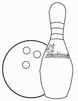 Bowling Vorlage Sheets sketch template
