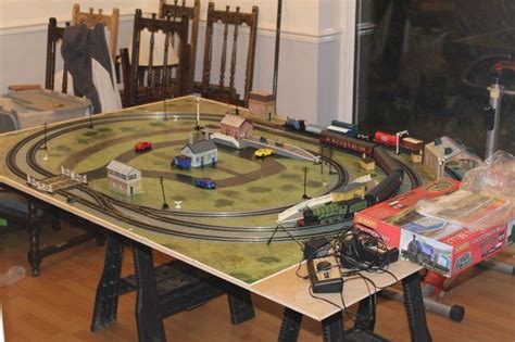 hornby oo train set  track layout     board  southampton hampshire gumtree