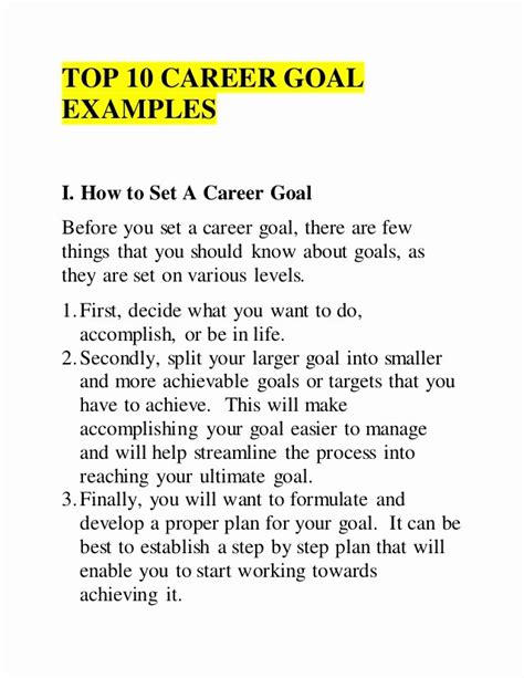 goals statement examples dannybarrantes template