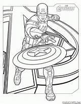 Avenger Vengadores Capitan Stampare Colorear Mewarnai Ausmalbild Azione Ameryka Kapitan Hawkeye Nera Disegno Colorkid Vedova Vendicatori Akcji Aktion Kolorowanki Amerika sketch template