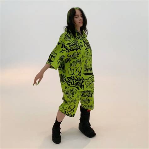 upcoming billie eilish unveils freak city clothing collaboration