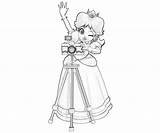 Daisy Coloring Princess Mario Pages Kart Bros Peach Adults Kids Library Clipart Cartoon Print sketch template