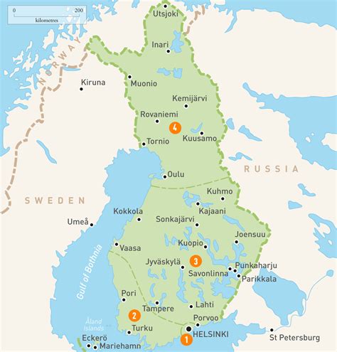 map  finland finland regions rough guides rough guides