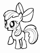 Pony Little Coloring Pages Print sketch template