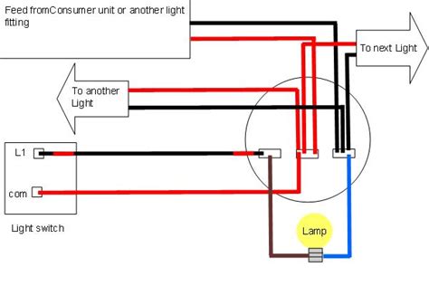light wiring diagrams light fitting