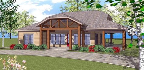southern style house plan    bed  bath southern house