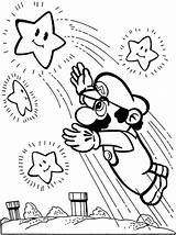 Mario Super Coloring Pages Star Stars Brothers Color Reach Ninja Printable Getcolorings Print sketch template