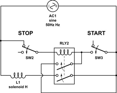 wire  latching relay electrical engineering stack exchange