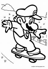 Coloring Skateboard Pages Printable Getcolorings Color Print sketch template