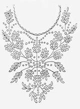 Embroidery Patterns Mexican Bordados Bordar Blusas Kurtis Tambour Riscos Ribbon Easyfreshideas Cuello Artigo sketch template