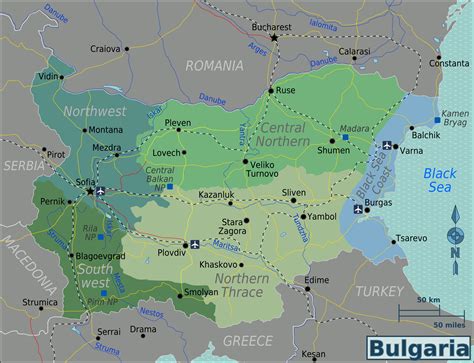 map  bulgaria map regions worldofmapsnet  maps