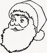 Santa Claus Coloring Pages Printable Face Kids Template Drawing Colouring Beard Outline Templates Clipart Christmas Clause Sheets Old Right Clipartmag sketch template