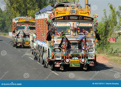 indian truck   highway editorial image image  transport agra