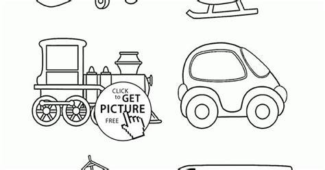 transportation coloring page  toddlers coloring pages printables