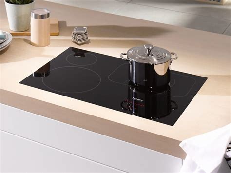 miele km   frameless induction cooktop   cooking zones